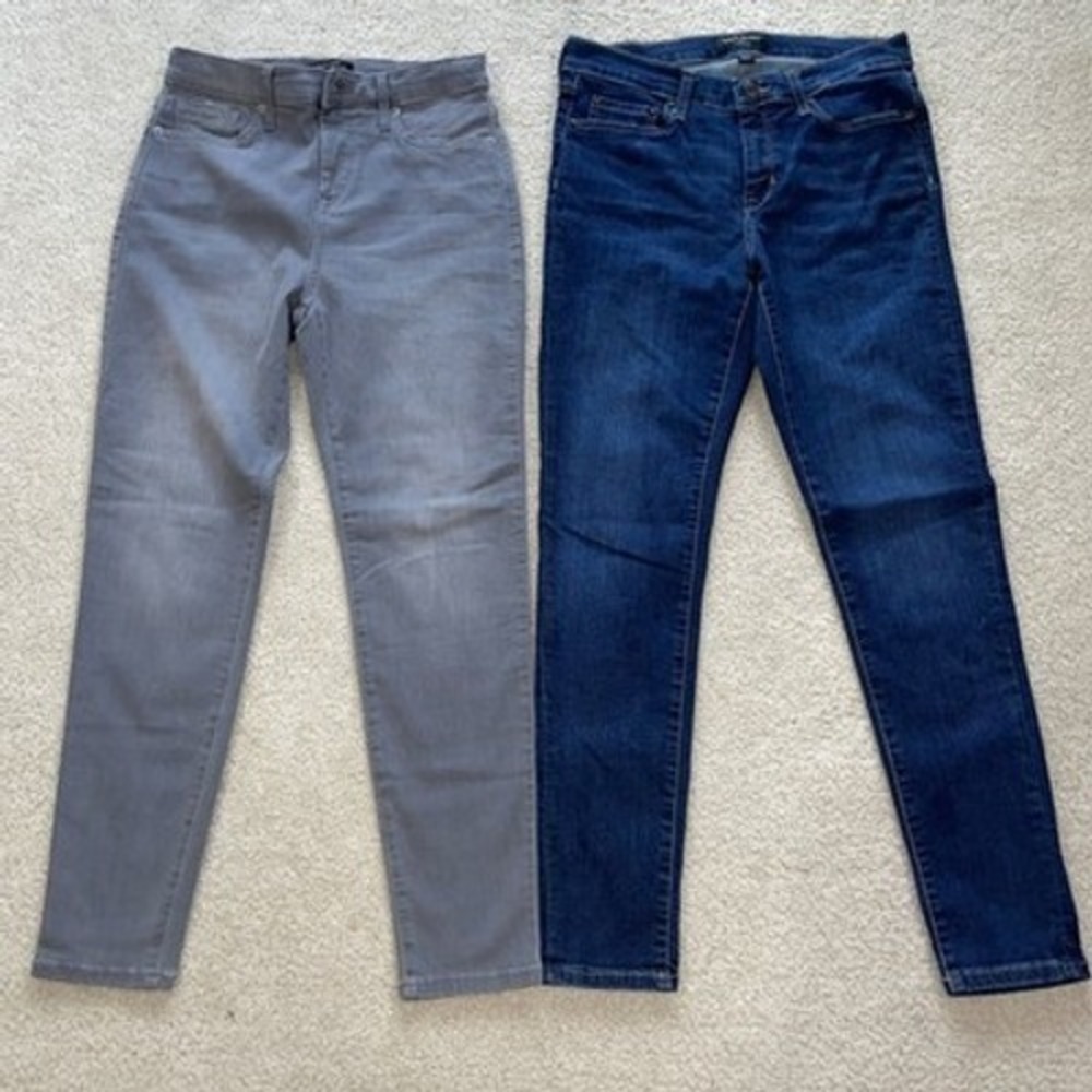 Banana Republic Pants Jeans Lot Size 6/28 Womens - Gray x1, Blue x1